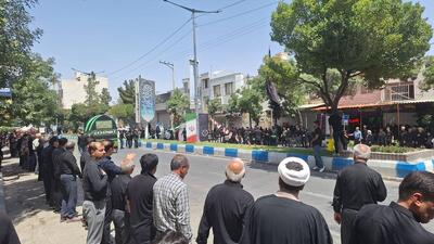 دسته‌روی هیئات مذهبی در شهرستان شیروان