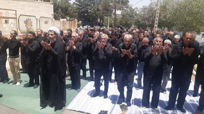 اقامه نماز ظهر تاسوعا در کاخک