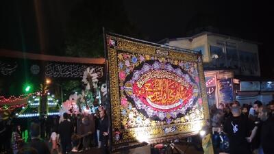 عزاداری مردم گیلان در شب تاسوعای حسینی + فیلم و تصاویر
