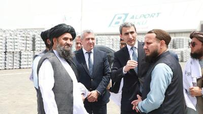 بازدید ملا برادر از بندر بین‌المللی بحری باکو