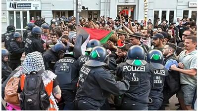 دستگیری فعالان یهودی حامی فلسطین توسط پلیس آلمان