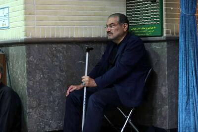 تصویر تازه از علی شمخانی در خیابان پس از حمله اسراییل