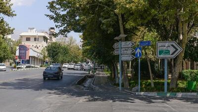 تهران سال ۱۳۴۷، خیابان پاسداران (عکس)