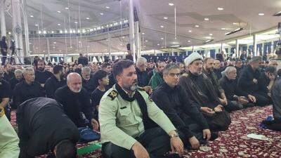 حضور استاندار مرکزی در جمع عزاداران عاشورای حسینی