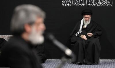 فیلم لحظه‌ای که رهبر انقلاب به حاج محمود کریمی گفتند: ای ایران بخوان