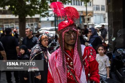 تصاویر: خیمه سوزان ظهر عاشورا در چهارراه گلوبندک تهران