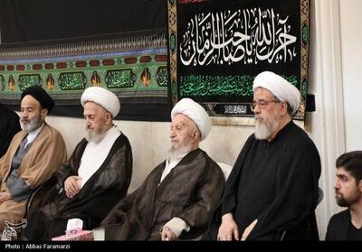 تصاویر: عزاداری روز عاشورا در بیوت مراجع عظام تقلید