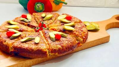 کوکو پیتزایی فوری: طرز تهیه آسان و خوشمزه در فر یا تابه! (غذای محبوب بچه‌ها)