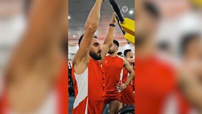 تمرینات بدنسازی بازیکنان ذوب آهن در اردوی پیش فصل در بروجن