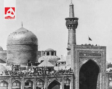 مراسم عاشورای ۱۳۷ سال قبل در حرم مطهر رضوی | عکس