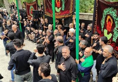 گلستان در عزای حسینی غرق در سوگ و ماتم +تصاویر