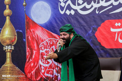 آیین مقتل‌خوانی روز عاشورا در حرم حضرت معصومه(س) برگزار شد