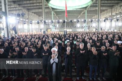 سمنان در سایه‌سار عاشورا؛ نماز ظهر عاشورا به امامت حجت‌الاسلام مطیعی