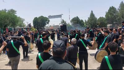 هم‌ناله با کربلا؛ عزاداری باشکوه عاشورا درشاهزاده ابراهیم (ع)گلپایگان