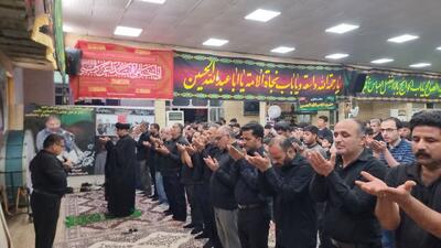 اقامه نماز جماعت ظهر عاشورا در گناوه