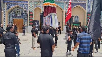عزاداری مردم جوپار در عاشورای حسینی