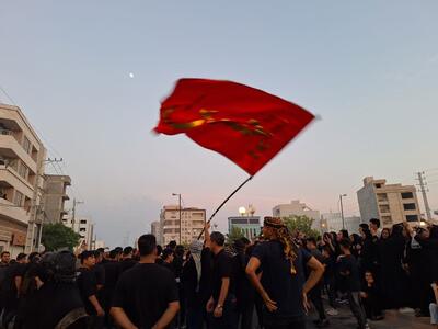تجمع عزاداران حسینی در گناوه برگزار شد