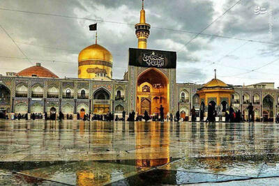 عاشورایی متفاوت در حرم مطهر امام رضا(ع) کنار شهدای حملات رژیم صهیونیستی +فیلم
