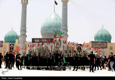 عزاداری باشکوه روز عاشورا در مسجد جمکران- عکس صفحه استان تسنیم | Tasnim