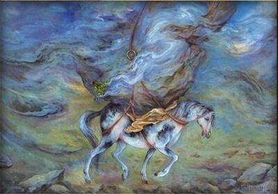 پاسخ سوزناک ذوالجناح در مداحی سیدهاشم فلاحی- فیلم فیلم استان تسنیم | Tasnim