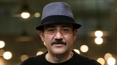 قابی از مهران غفوریان و مداح مشهور در روز عاشورا