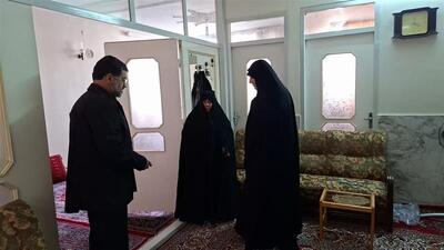 استاندار قم به دیدار خانواده شهدای تجاوزات رژیم صهیونیستی رفت
