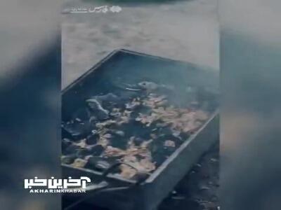 توزیع نذری با حضور ستاره‌های فوتبال