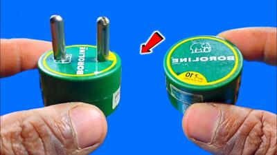 نحوه آزمایش کانکتور برق با درب بطری نوشابه