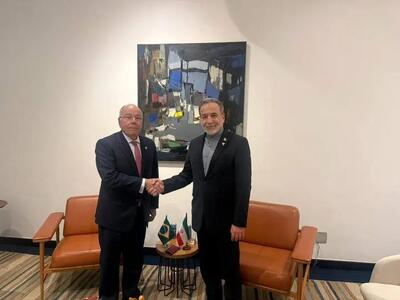 دیدار و گفتگوی وزرای خارجه ایران و برزیل در اجلاس سران بریکس
