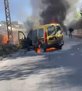 حمله پهپادی اسرائیل به یک خودرو در جنوب لبنان