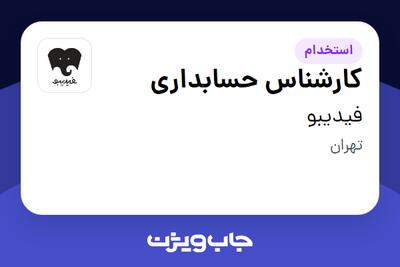 استخدام کارشناس حسابداری در فیدیبو