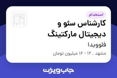 استخدام کارشناس سئو و دیجیتال مارکتینگ در فلوویدا