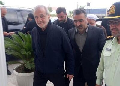 رئیس جمهور به بندر آستارا وارد شد