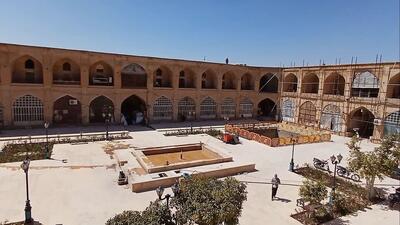 مرمت سرای «گمرک» بازار وکیل شیراز به اتمام رسید