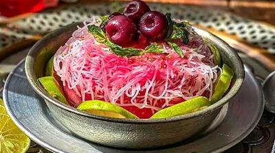 روش تهیه فالوده شیرازی به شیوه سنتی