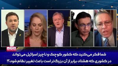 ادب کردن سخنگوی پیشین ارتش اسرائیل توسط یک ایرانی - آمریکایی