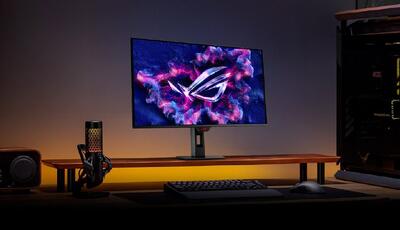 ایسوس از ارزان‌ترین مانیتور OLED ROG با نرخ نوسازی ۲۸۰ هرتز رونمایی کرد