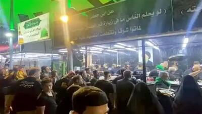 فیلمی از حال و هوای موکب‌های شهرضا در ماه محرم + فیلم