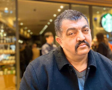 احمد ایراندوست در جمع عزاداران بنی فاطمه + ویدئو