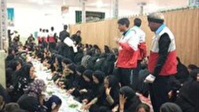 اطعام بیش از ۴ هزار نفر از سفره‌های حسینی هلال احمر خراسان جنوبی