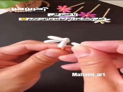 آموزش نحوه ی ساخت گل چینی