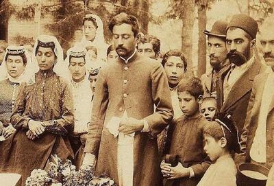 ‌عکسی ببینید از مراسم خاکسپاری ارامنه در دوره قاجار