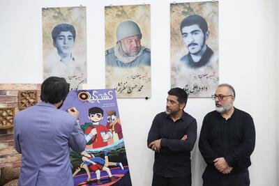 رونمایی از انیمیشن  کشتی‌گیران  در فدراسیون کشتی