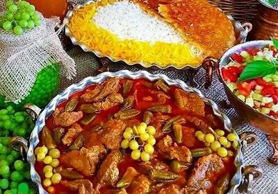 طرز تهیه خورش بامیه اصیل جنوبی | خواص بی نظیر خورش بامیه برای بدن !