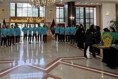 برگزاری مراسم بدرقه تیم ملی بانوان در مشهد مقدس