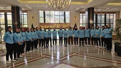 کاروان تیم ملی فوتبال دخترام عازم امان شد