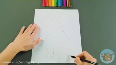 چالش خنده دار نقاشی گربه ملوس