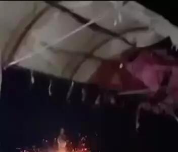 اولین تصاویر از انفجار مهیب در ادلب سوریه
