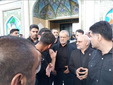 حضور رئیس جمهور در مراسم گرامیداشت فرماندهان شهید قرارگاه مرکزی خاتم الانبیاء
