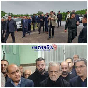 حضور رئیس‌جمهور محترم در مراسم ترحیم ابوالشهید  حاج حافظ کوچکی‌نژاد ارم ساداتی